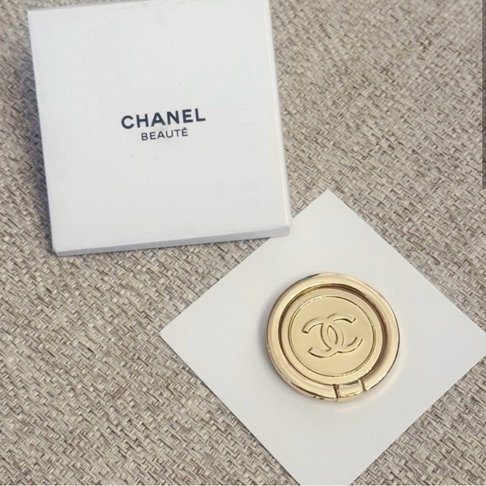 CHANEL Gold phone accessory